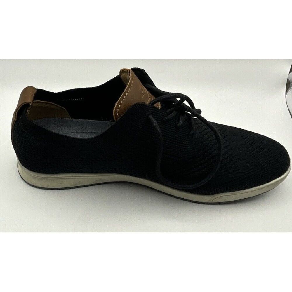 IZOD Breeze Oxford Casual Shoes for Men, Memory Foam Canvas BLACK - Picture 7 of 11